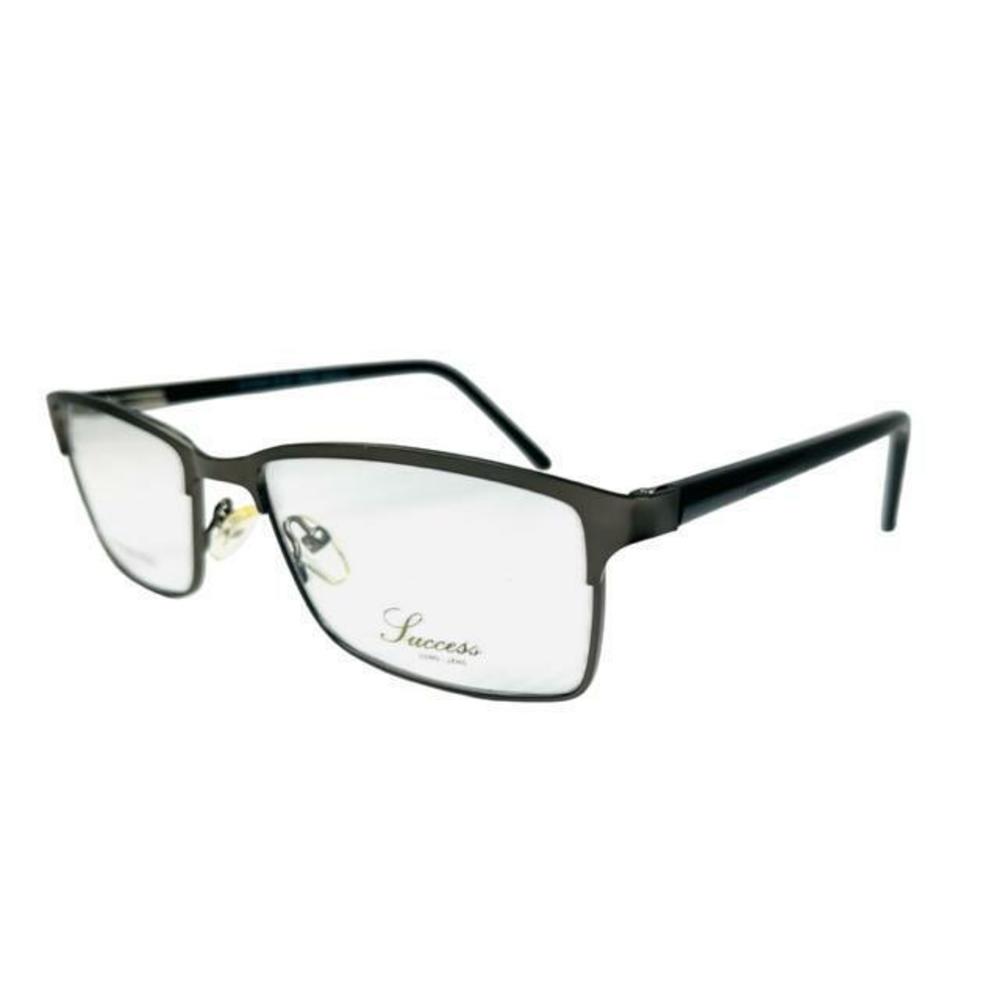 Success SS-387 Pewter & Black Eyeglasses 54/17/145